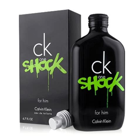 calvin klein ck one shock for him.